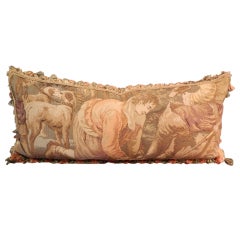 18th Century Long Pillow made from an 18th Century Tapestry Fragment