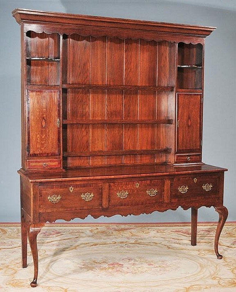Queen Anne Oak Welsh Dresser at 1stDibs