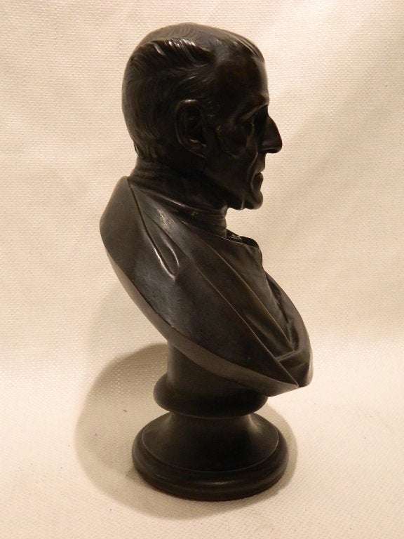 English Bronze Portrait Bust of Arthur Wellesley the Duke of Wellington