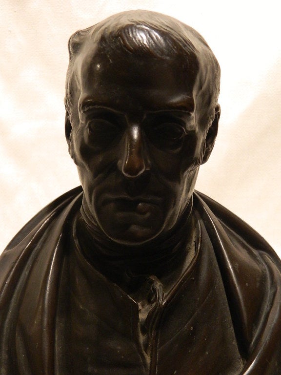 Bronze Portrait Bust of Arthur Wellesley the Duke of Wellington In Good Condition In Savannah, GA