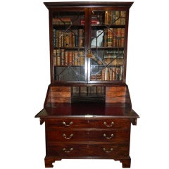 Antique English Secretary Bookcase