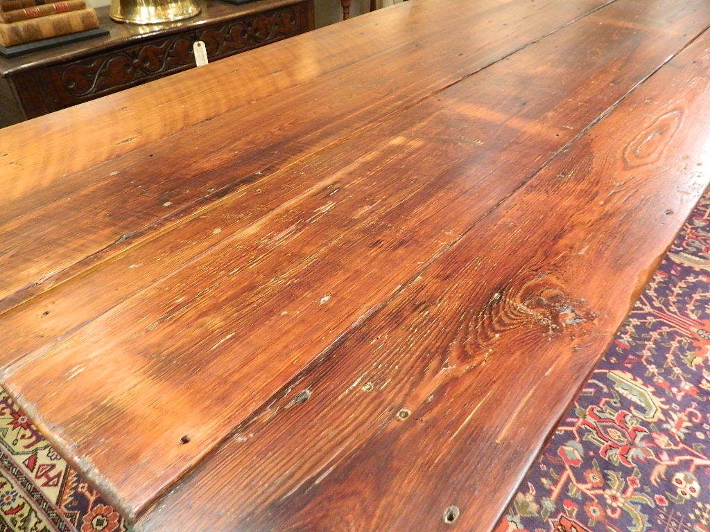 Rustic Southern Georgian Pine French Farm Table 2