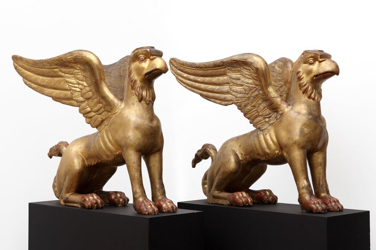 Pair of griffins