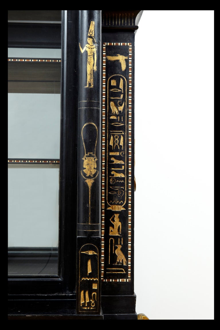 Egyptianized Bookcase For Sale 2