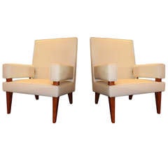 Maxime Old - Extremely rare pair of chairs