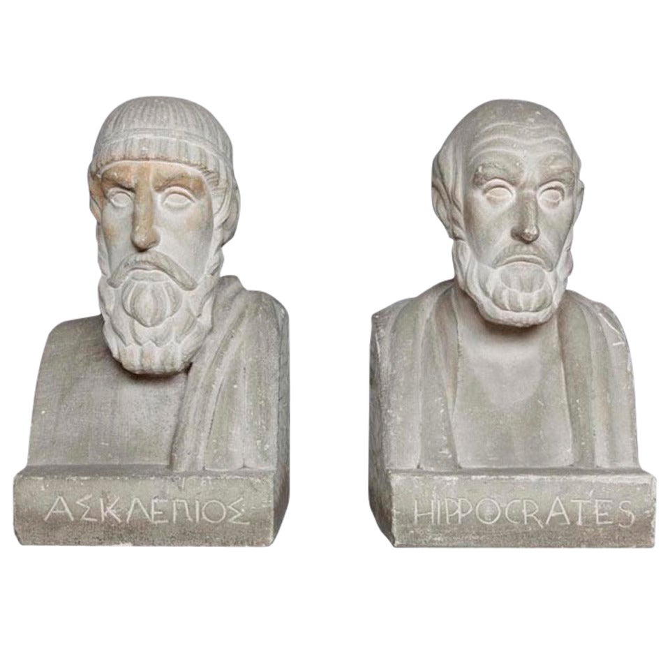 Asklepios and Hippocrates For Sale