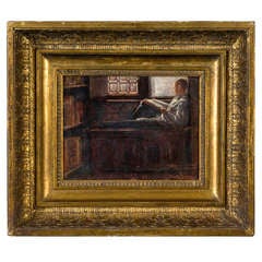 Young Man Reading At The Plantin-moretus Museum