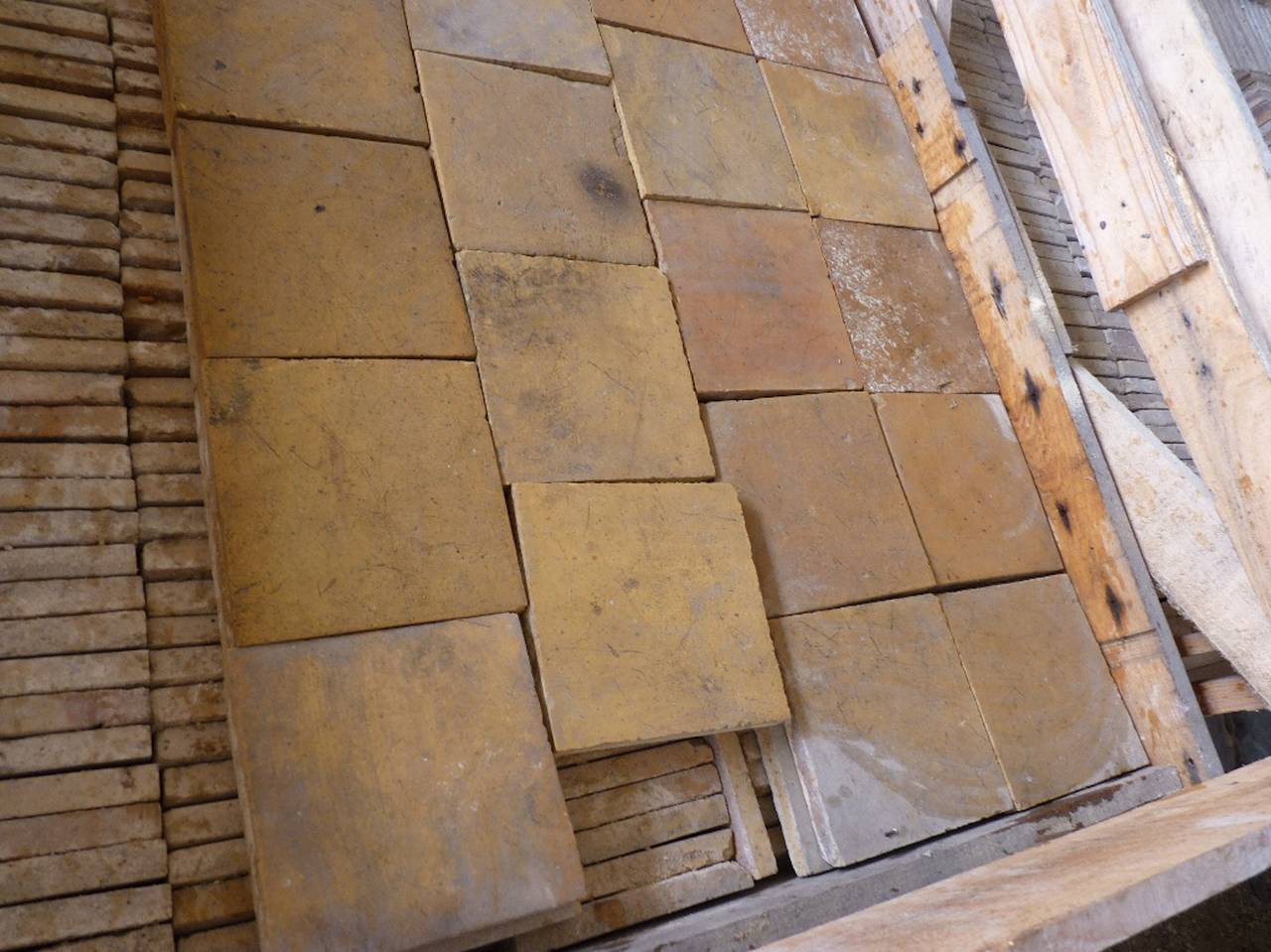 French Antique Terra cotta Floors 