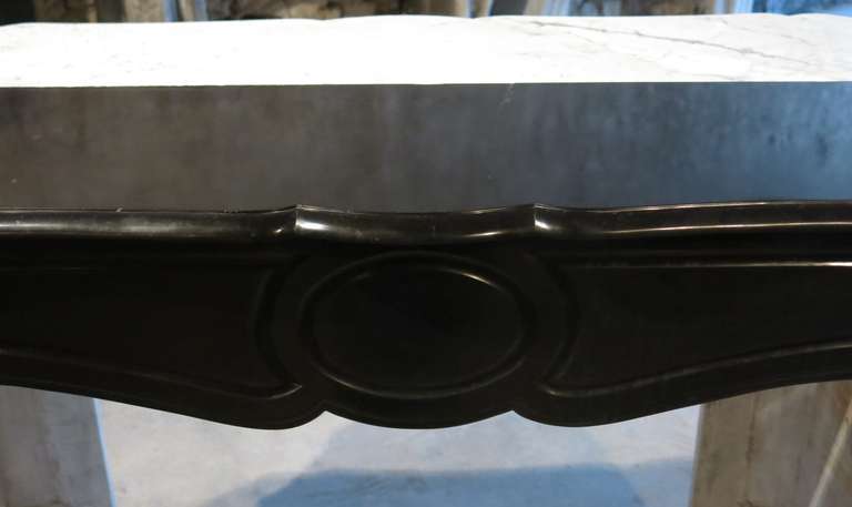 french crema valencia marble fireplace