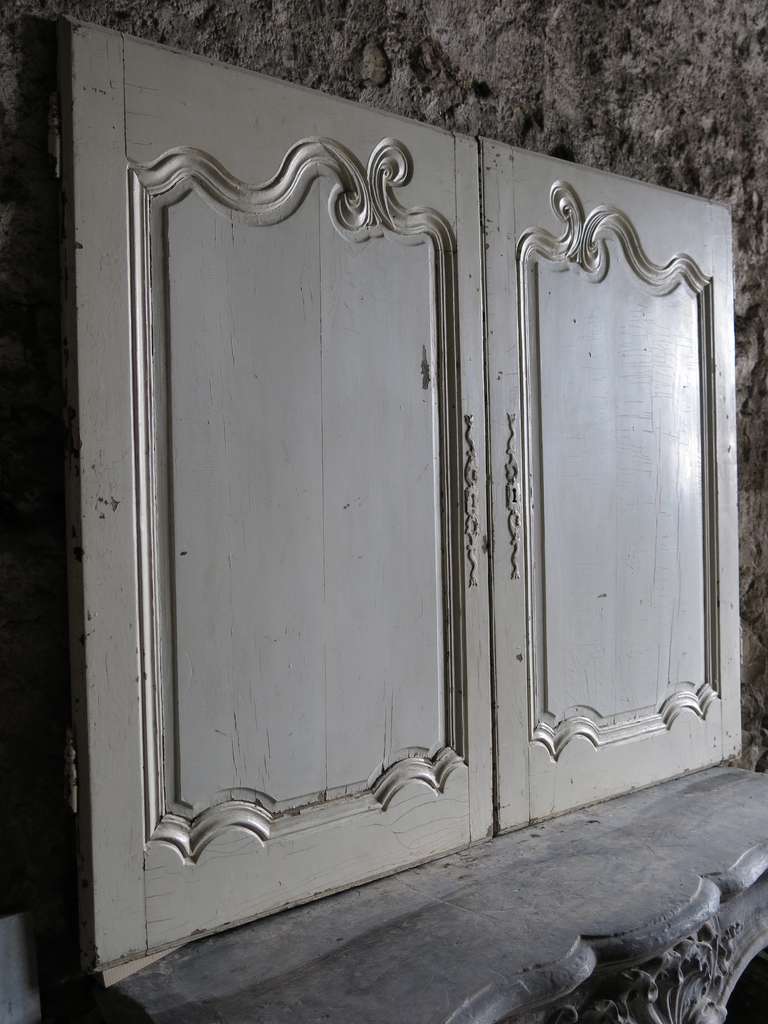 18th Century and Earlier French Louis XV Period Doors in Oak circa 1730s France