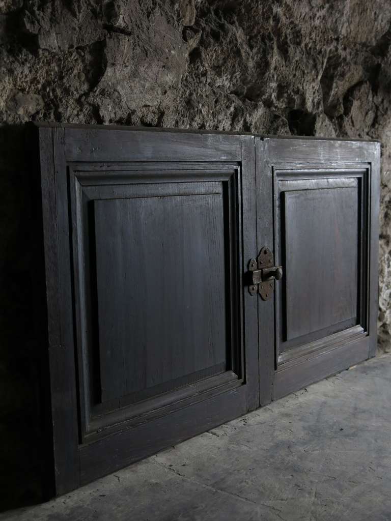 19th Century French Louis Philippe Two Door Cupboard in Oak circa 1830s France