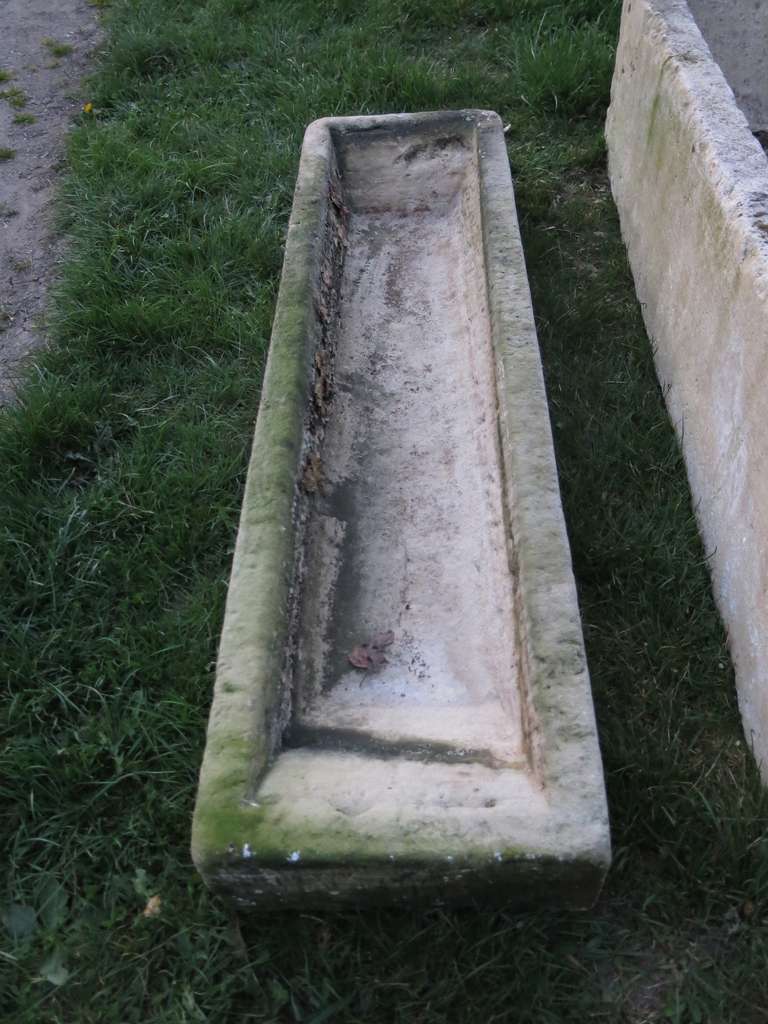 French Ancient Trough in Stone, Handcrafted 18th Century, France In Good Condition In LOS ANGELES, CA
