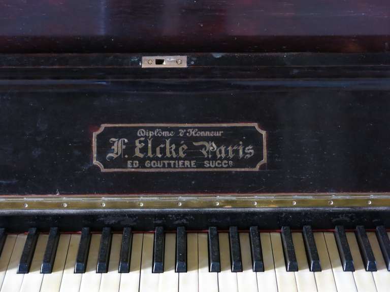 French Piano from Paris signed 