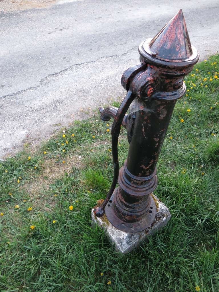 French Dragon Iron Water Pump circa 1850s from Paris, France 3
