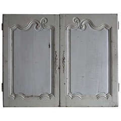 French Louis XV Period Doors in Oak circa 1730s France