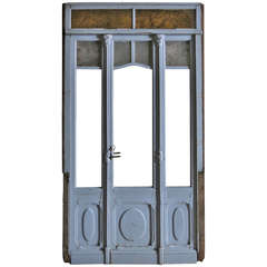French Art Nouveau Pharmacy Entrance-Doors circa 1930 Nancy City France 3