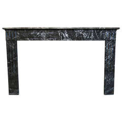 French Louis XVI Style Marble Fireplace circa 1850 France