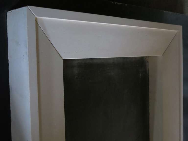 French Contemporary Style Fireplace Handcrafted in Limestone, France For Sale 3