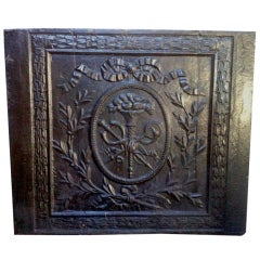 Bourgeoisie fireback 18th C from France