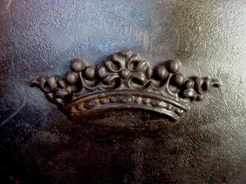 Fireback Chateau Louis XV Style in Iron from France, 19th Century For Sale 1