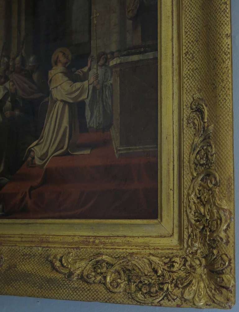 German Historical Oil Painting 