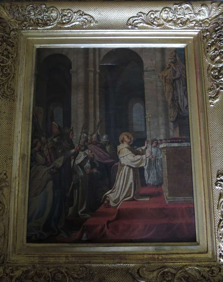 The Judgment. An original German Historical oil painting after 