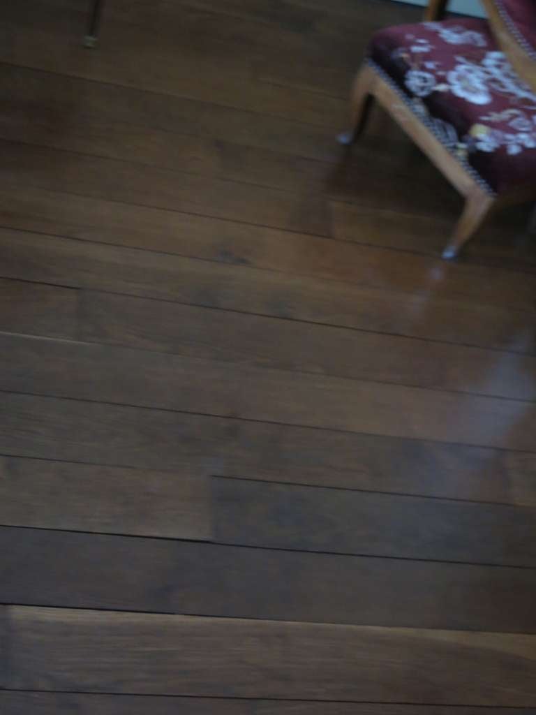 French Antique Floor in Oak Wood Handmade in France, circa 1750s  1