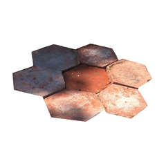 French Antique Provence Terracotta Floors circa 18th Century, France