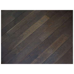 French Antique Floor in Oak Wood Handmade in France, circa 1750s 