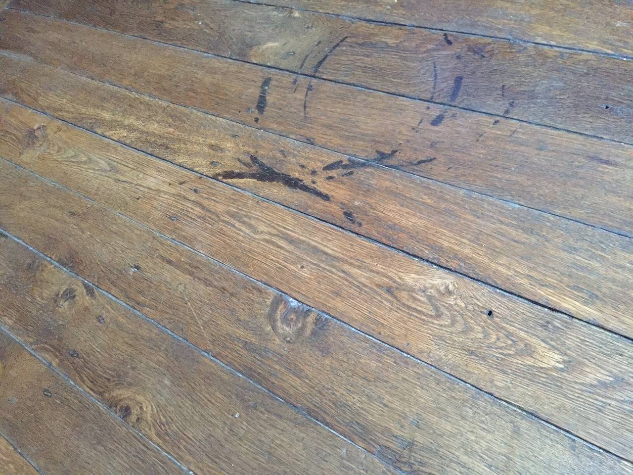 Louis XIII Original French Antique Solid Wood Oak Flooring, 18th Century For Sale