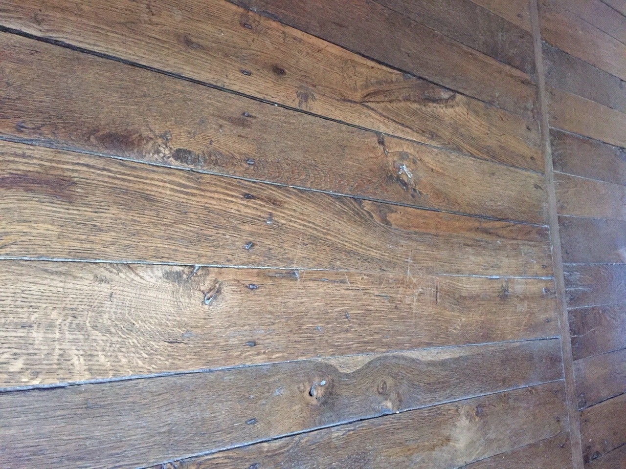 18th Century and Earlier French Authentic Oak Flooring, Original Floor 18th Century, France For Sale