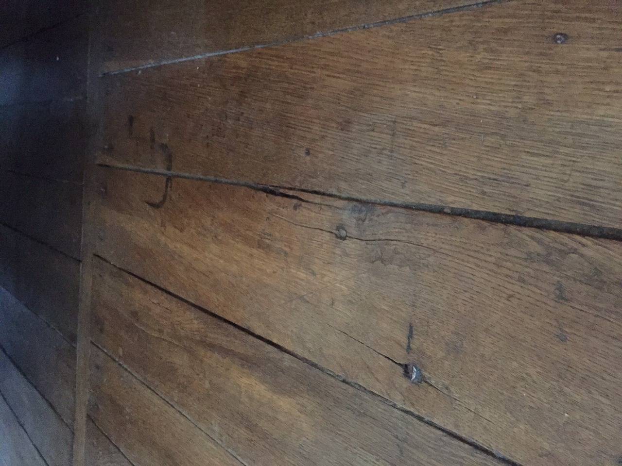 Authentic Reclaimed French Antique Wood Oak Flooring, 18th Century For Sale 1
