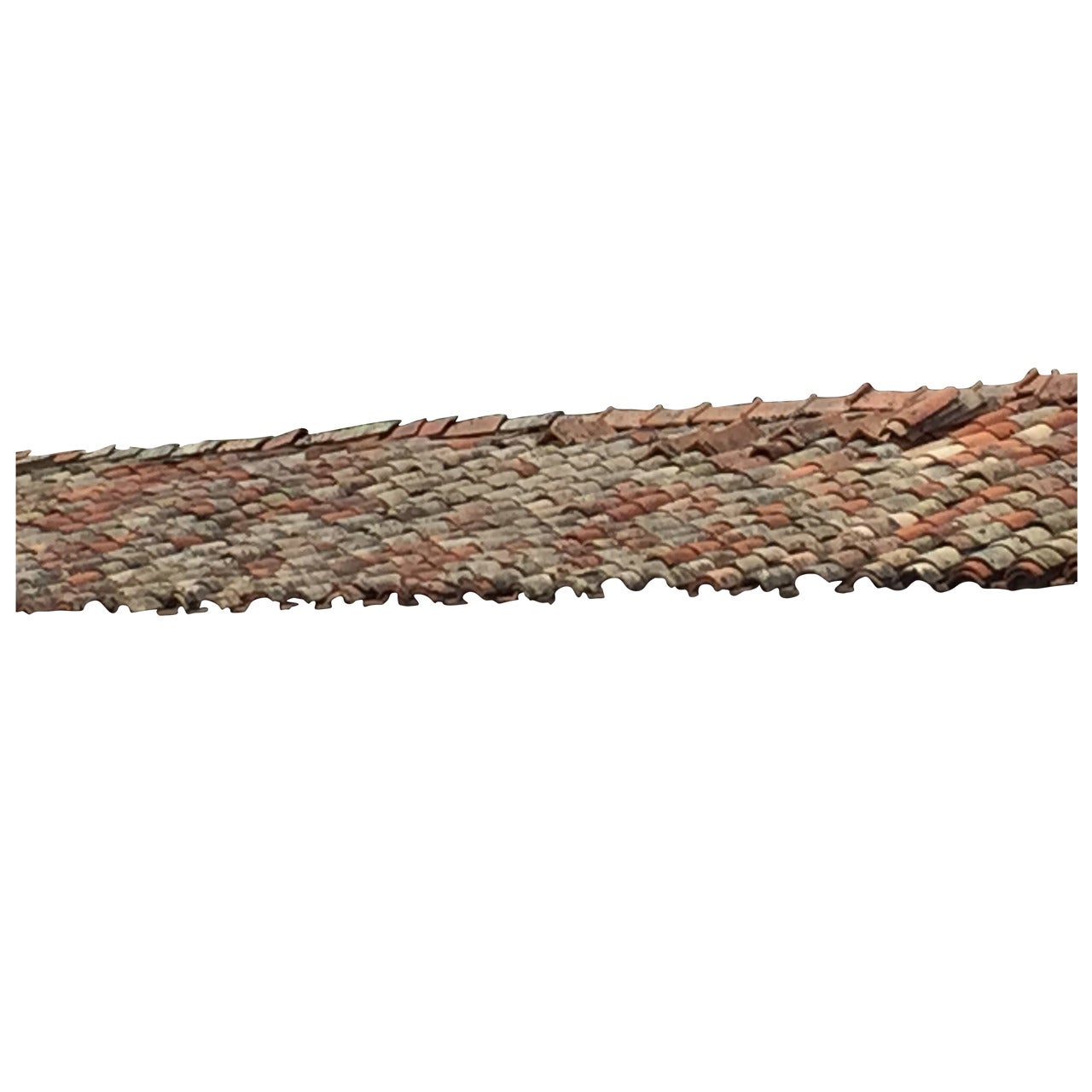 French Antique Roof Tiles, 19th Century, France For Sale