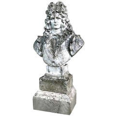 Louis XIV Style Statue in Cast Stone from France circa 1890s 3