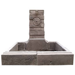 French Provence Louis XV Style Fountain, 20th Century, France, Riviera Coast 2