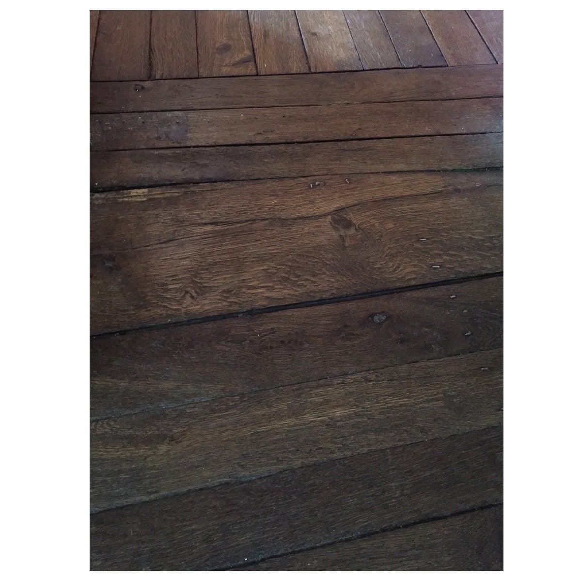 Authentic French Antique Wood Oak Floor, 18th Century, France For Sale
