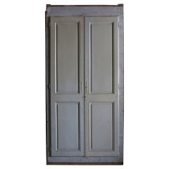French Cupboard Doors 'Tall' Handcrafted in Wood 19th Century in Paris, France
