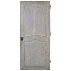 French Louis XV Period Door Hand Carved in Wood, 18th Century, France