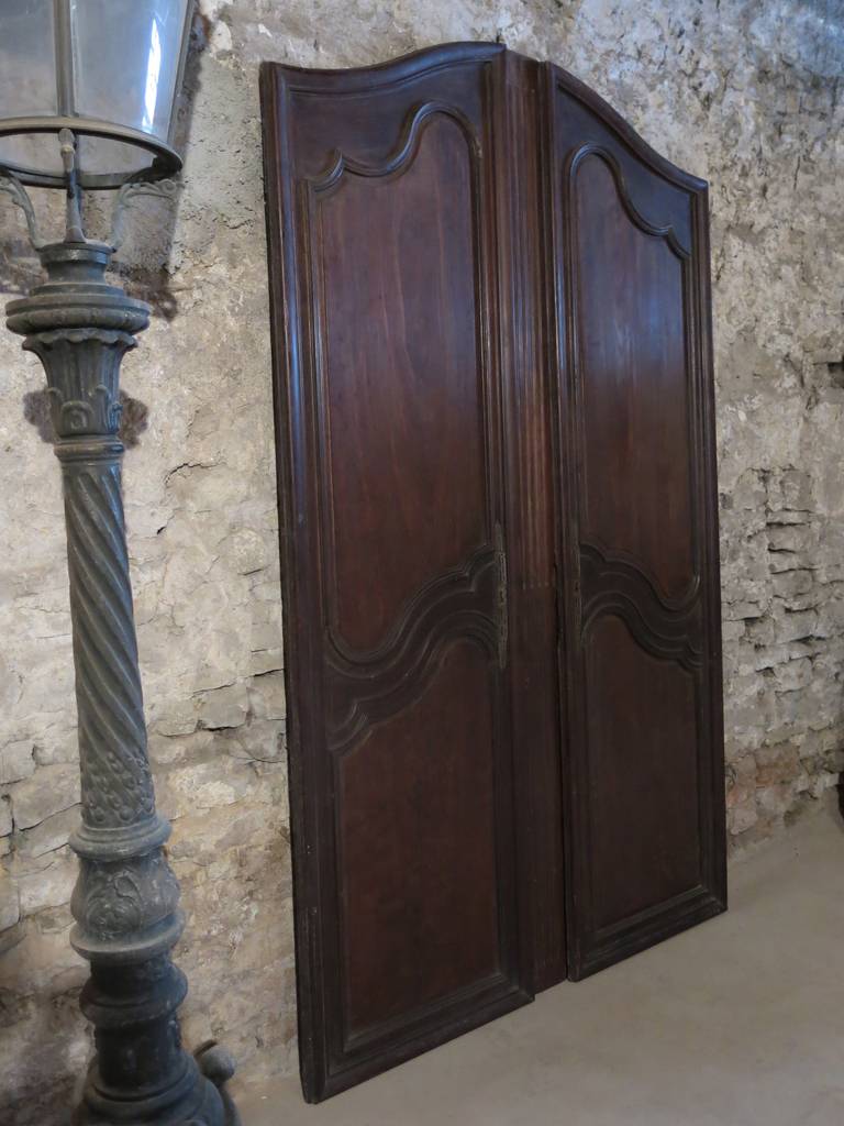 French Louis XV Period Doors in Wood circa 1730s France For Sale 1