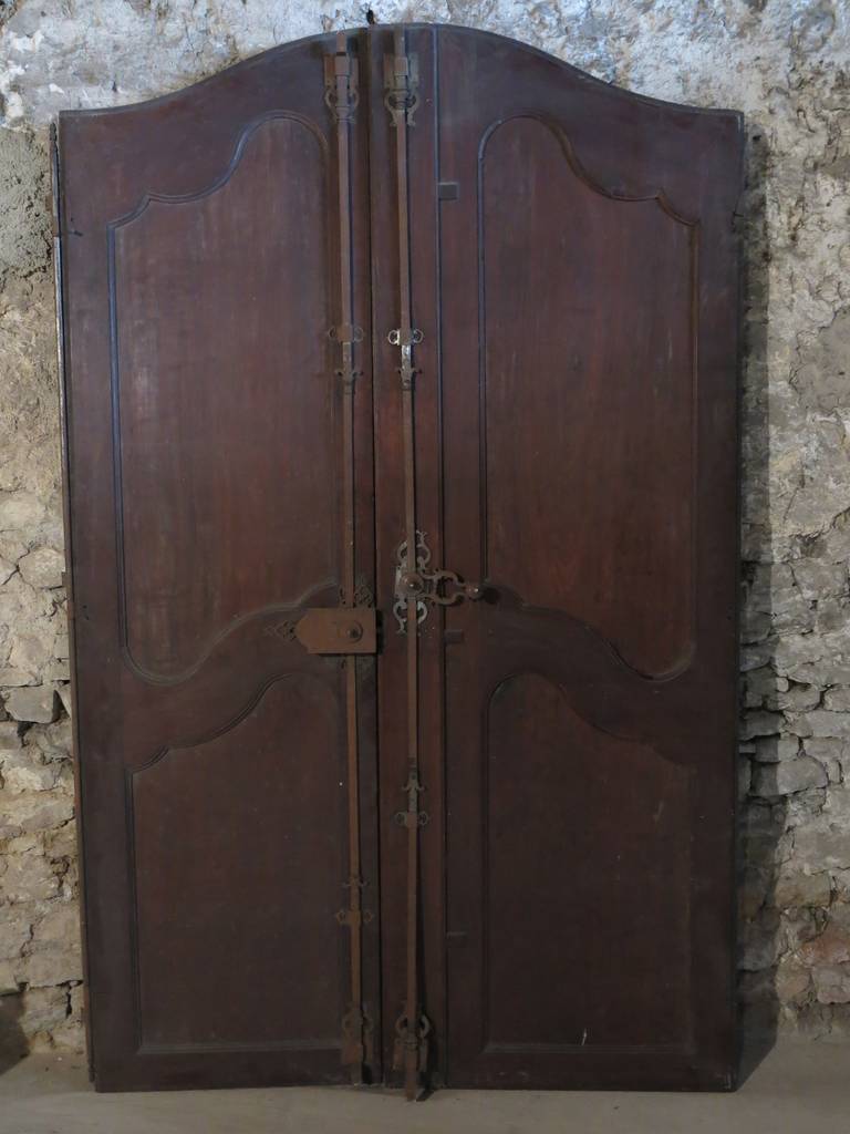 French Louis XV Period Doors in Wood circa 1730s France For Sale 2