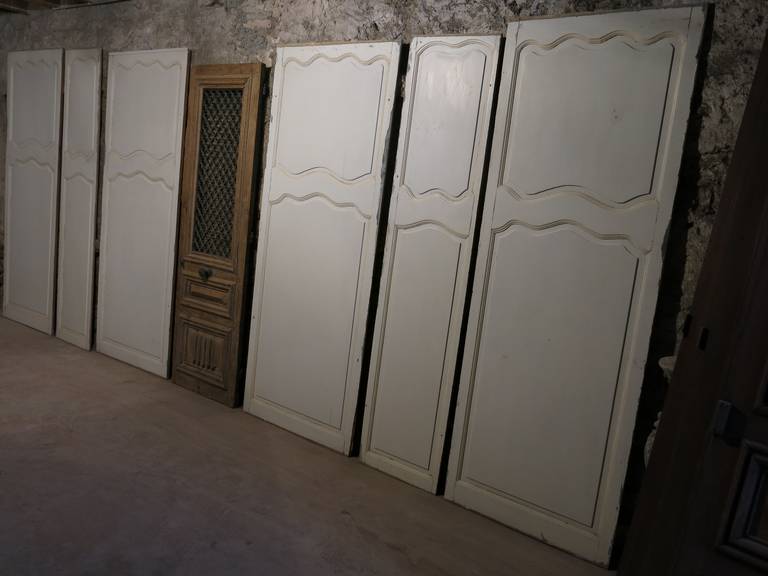 French Louis XV Style Set of Wood Panels Handcrafted, 19th Century, France For Sale 1