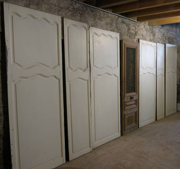 French Louis XV Style Set of Wood Panels Handcrafted, 19th Century, France In Good Condition For Sale In LOS ANGELES, CA