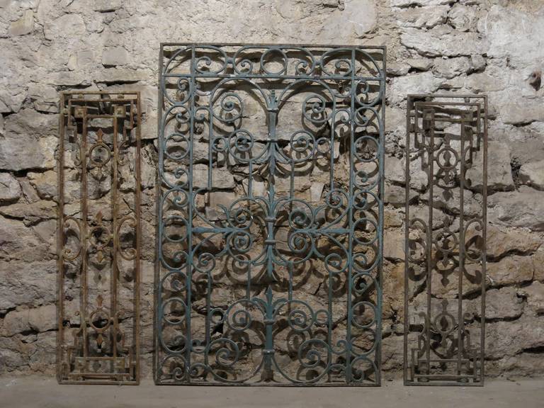 French Art Work Gates and Windows in Iron