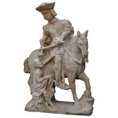 *Saint-Martin Statue "Patron Saint of Soldiers & Vintners" from France 11