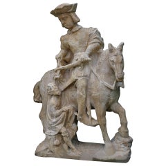 Statue Saint-Martin Patron Saint of Soldiers and Vintners from France