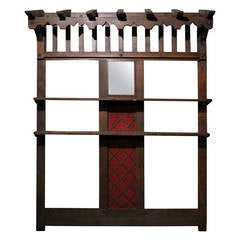 French Bibliotheque "Bookcase," Handmade in Wood, circa 1880s Paris 8