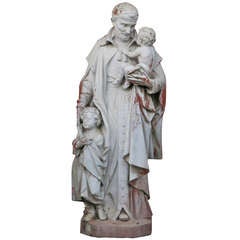 Saint Vincent de Paul Statue, France late 19th Century 7
