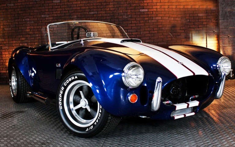 1967 Shelby cobra almost as good as the real thing this vehicle comes with original 427 ford side oiler high performance 1966 cast block, equipped with dual four barrel carburation, top loading 4-speed Manuel transmission.

Independent jag front