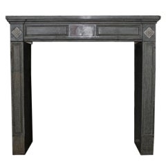 French Antique Fireplace Louis XVI Style from Burgundy, circa 1800s, France