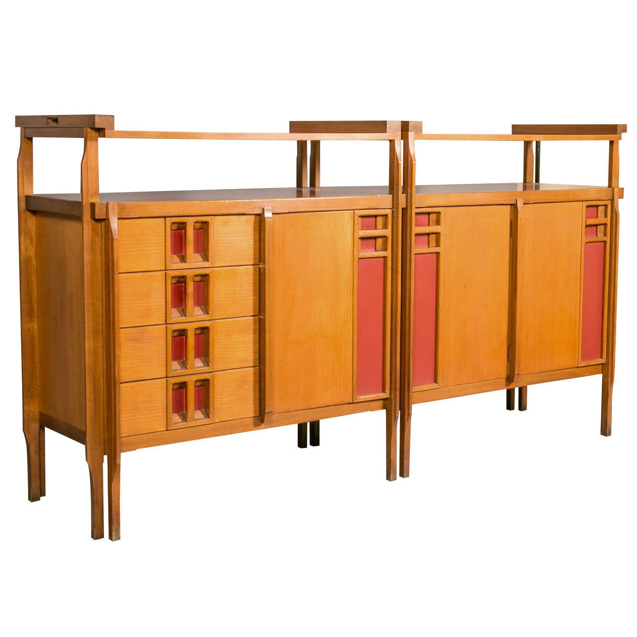 Mahogany and Laminate Sideboard, Attributed to Gabetti and Isola, Italy 1950s